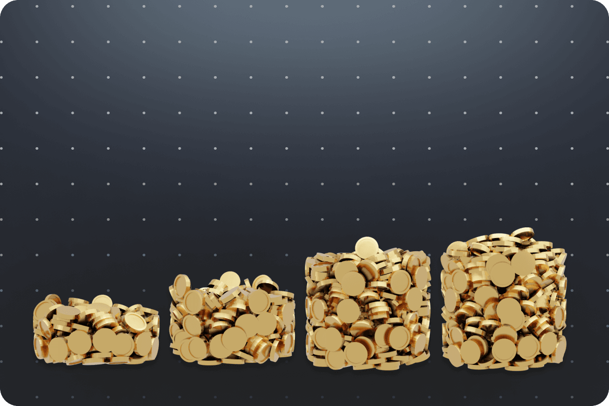 coins created in Blender